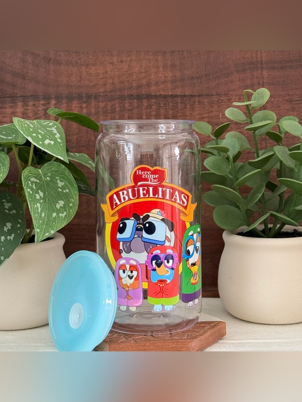 Here come the Abuelitas - Bluey, Bingo, Muffin and Chilli Heeler Grannies